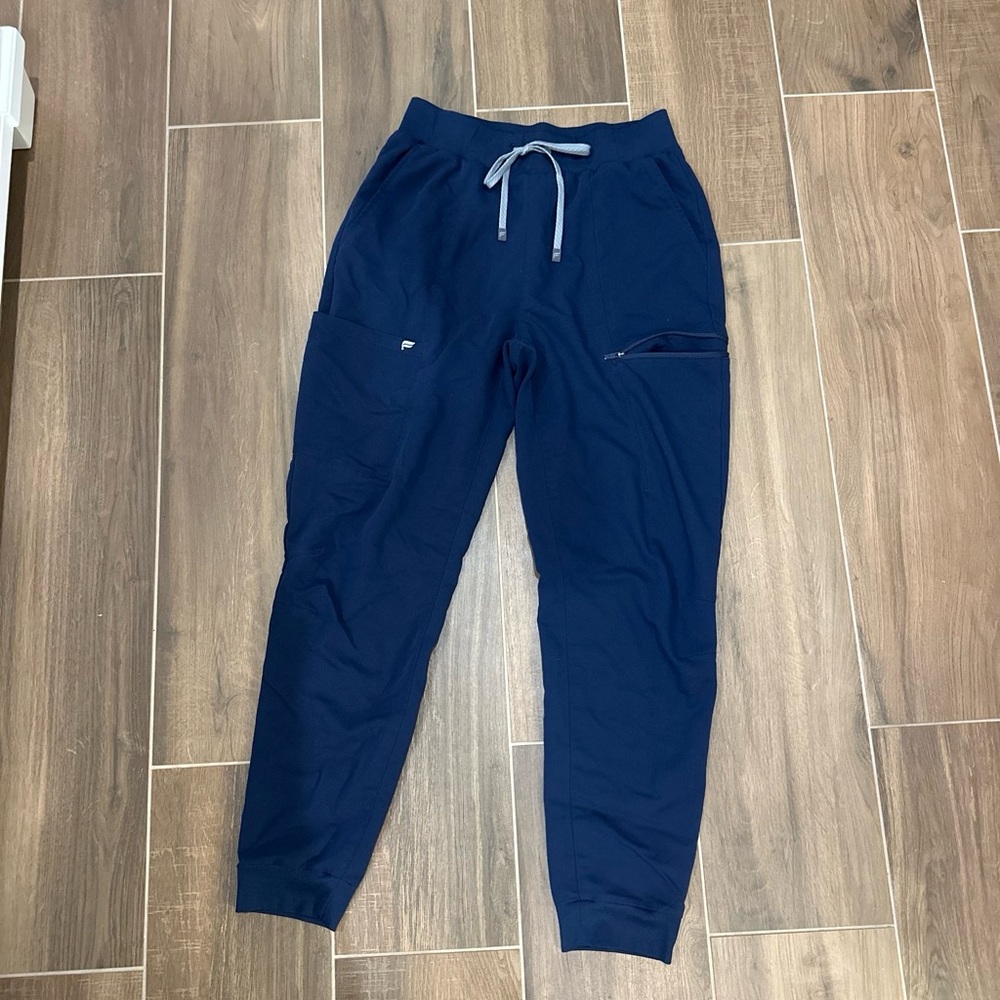 Fabletics Navy Scrub Jogger Pants